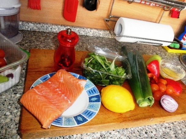 Losos s grilovanou zeleninou (fotorecept) - obrázok 2