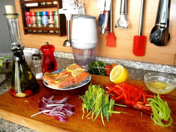 Losos s grilovanou zeleninou (fotorecept) - obrázok 3