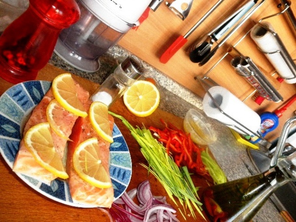 Losos s grilovanou zeleninou (fotorecept) - obrázok 4