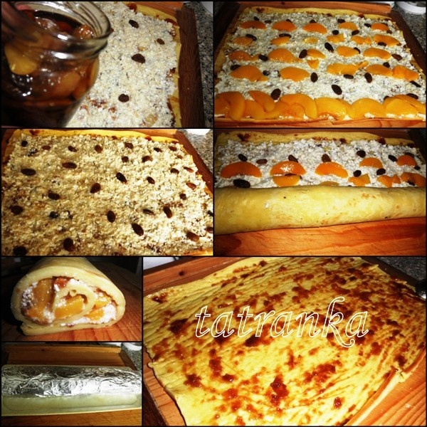 Palacinková roláda s tvarohom a ovocím (fotorecept) - obrázok 4