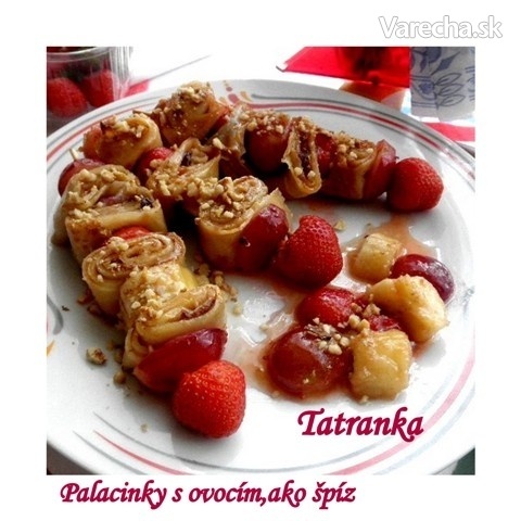 Palacinková roláda s tvarohom a ovocím (fotorecept) - obrázok 7
