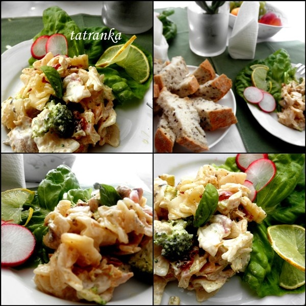 Cestovinový šalát s pečeným mäsom (fotorecept) - obrázok 6