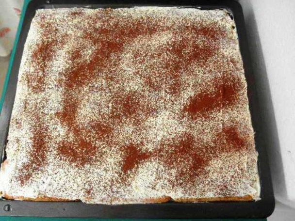 Koláč z piškót, ovocia a tvarohu (fotorecept)  - obrázok 8