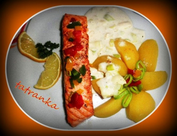 Losos na pórovej omáčke (fotorecept) - obrázok 5