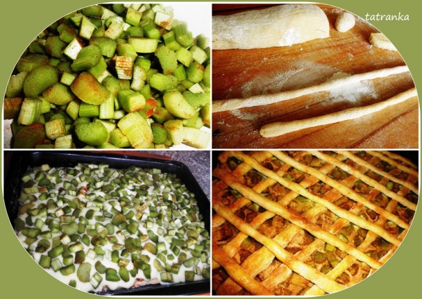 Pudingový mrežovník s rebarborou a orechami (fotorecept) - obrázok 5