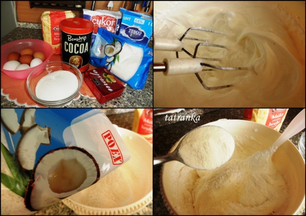 Kokosové rezy (fotorecept) - obrázok 1