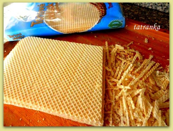 Oblátková roláda alias sladká Pick saláma (fotorecept) - obrázok 1