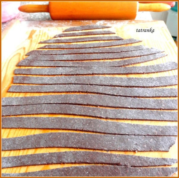 Kakaové cestoviny s orechami (fotorecept) - obrázok 4