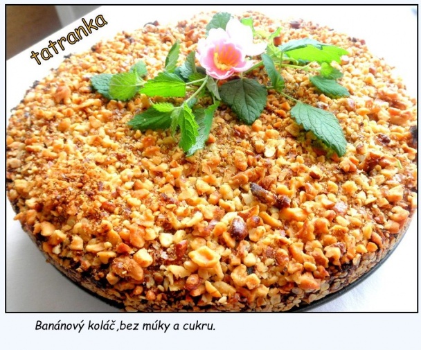 Banánový koláč bez cukru a múky (fotorecept) - obrázok 11