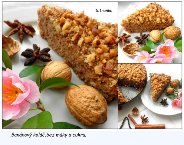 Banánový koláč bez cukru a múky (fotorecept) - obrázok 12