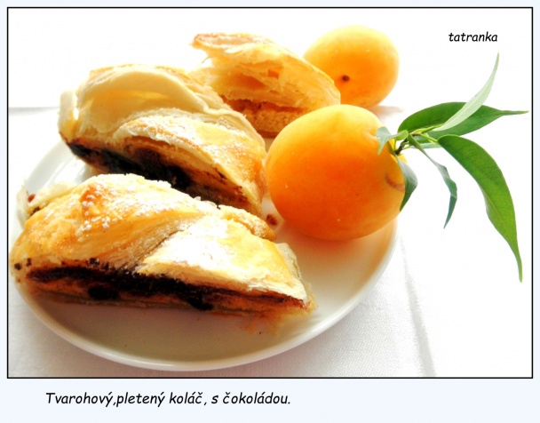 Tvarohový pletený koláč s čokoládou (fotorecept) - obrázok 10