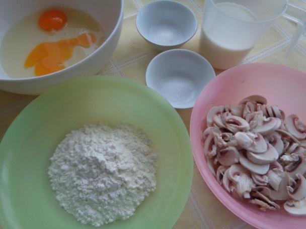 Hubové palacinky plnené špenátom (fotorecept) - obrázok 1