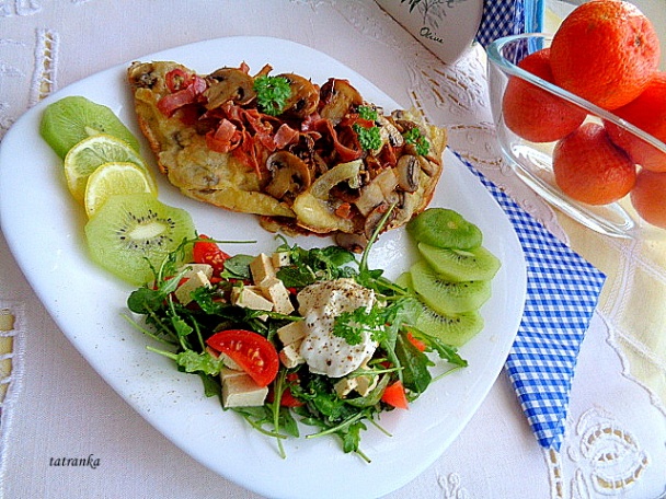 Hubové palacinky plnené špenátom (fotorecept) - obrázok 15