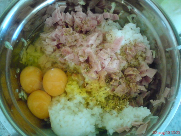 Ryžovo-kalerábové placky (fotorecept) - obrázok 2