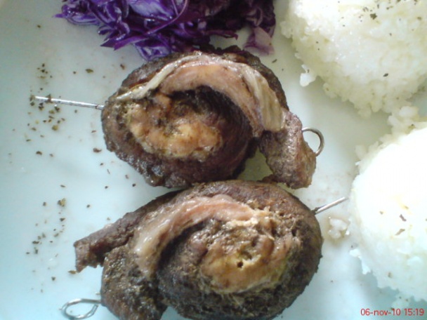 Mäsové slimáky a šalát z červenej kapusty (fotorecept) - obrázok 4