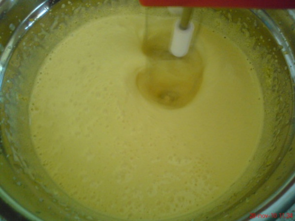 Orechový koláč so snehom - obrázok 1