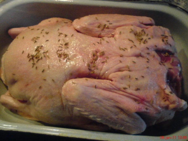 Pečená kačka, domáca parená knedľa, hlávková kapusta (fotorecept) - obrázok 2