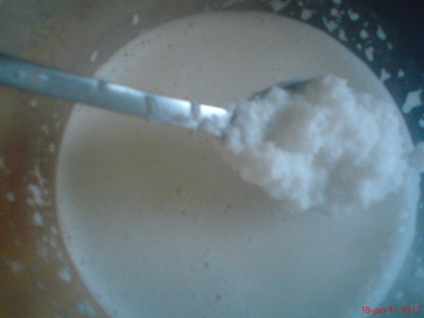 Obrátený jablčník s kokosovým krémom (fotorecept) - obrázok 4