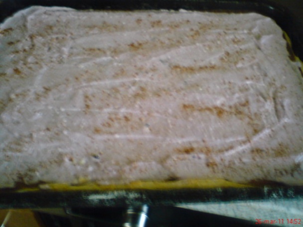 Pudingovo-piškótový koláč na lístkovom ceste (fotorecept) - obrázok 6