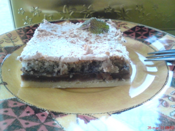 Pudingovo-piškótový koláč na lístkovom ceste (fotorecept) - obrázok 7