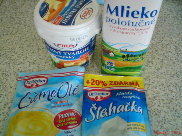 Rýchly tvarohový krém - obrázok 1