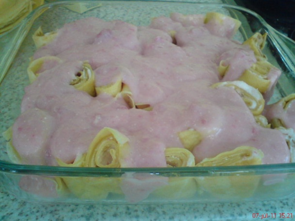 Zapekané palacinky s tvarohom a pudingom (fotorecept) - obrázok 6