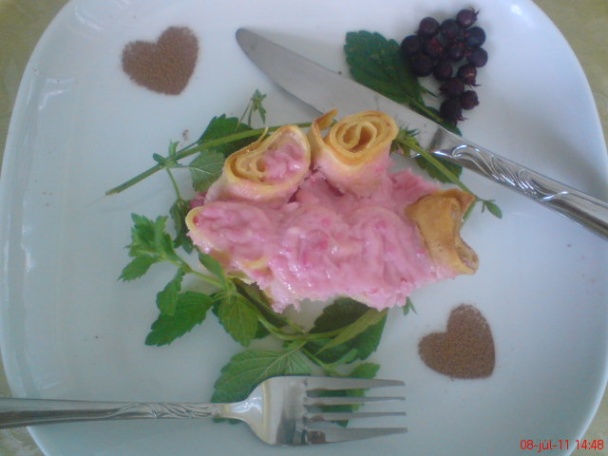 Zapekané palacinky s tvarohom a pudingom (fotorecept) - obrázok 7