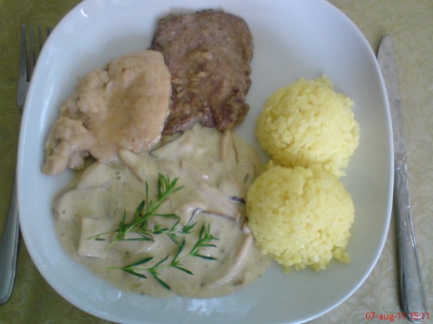 Dusené rezne s hríbovou omáčkou (fotorecept) - obrázok 5