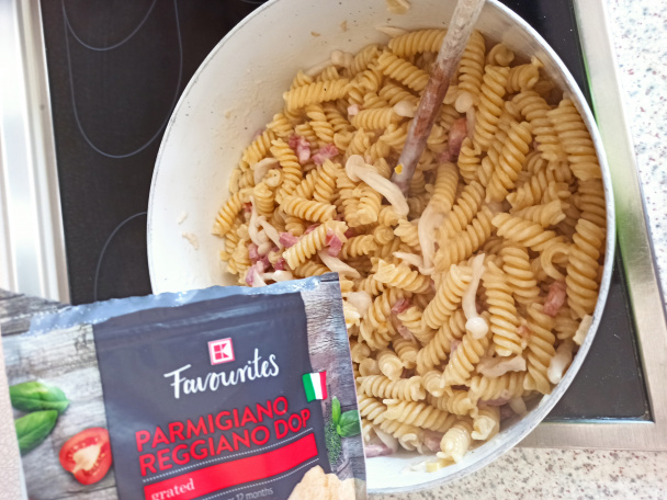 Cestoviny so slaninou a s hubami (fotorecept)  - obrázok 3