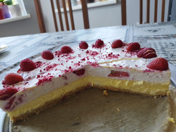 Cheesecake s ľubovoľným ovocím  - obrázok 3