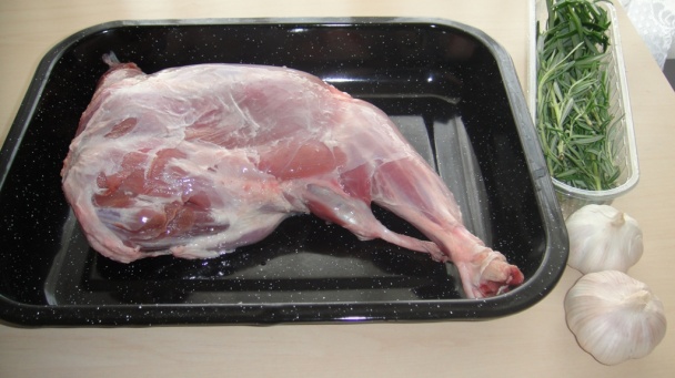 Pečené jahňacie stehno na rozmaríne (fotorecept) - obrázok 1