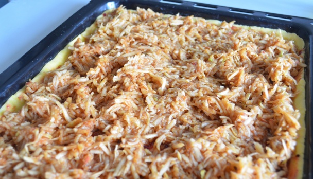 Strúhaný jablkový koláč - Barónkine rezy (fotorecept) - obrázok 5