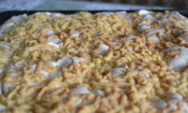 Strúhaný jablkový koláč - Barónkine rezy (fotorecept) - obrázok 7