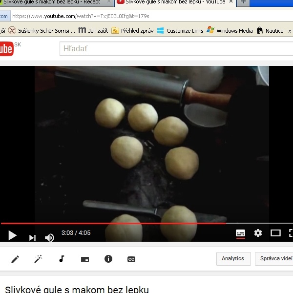 Slivkové gule s makom bez lepku (videorecept) - obrázok 3