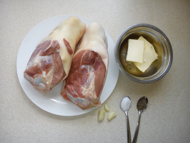 Pečené bravčové koleno s tymianom (fotorecept) - obrázok 1