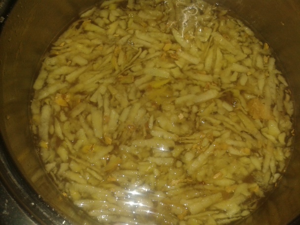 Zázvorovo-jablkový čaj s černicovým džemom (fotorecept) - obrázok 1