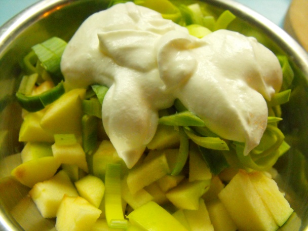 Pórovo-jablkový šalát - obrázok 2