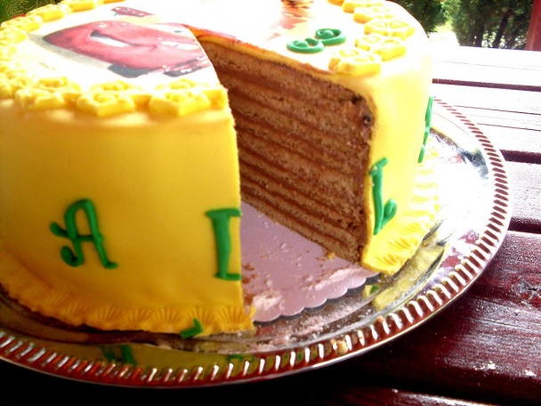 Dobošová tortička pre vnúčika (fotorecept) - obrázok 13