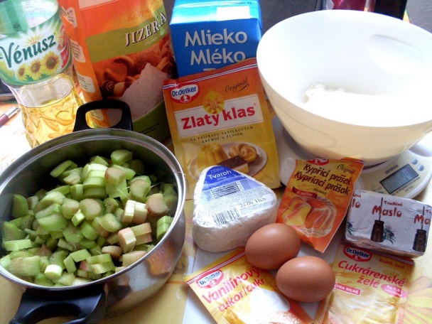 Rebarborový koláčik- celiatický (fotorecept) - obrázok 1