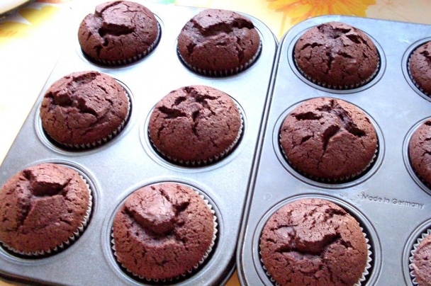 Muffiny pre čokoholikov-celiatické (fotorecept) - obrázok 9