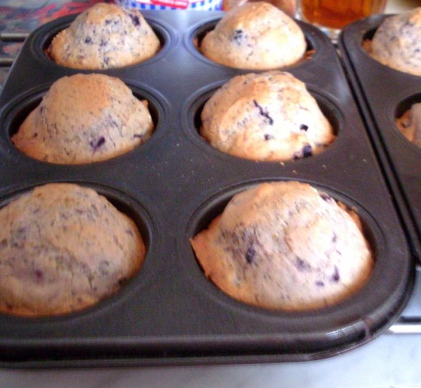 Čučoriedkové muffinky celiatické - obrázok 1