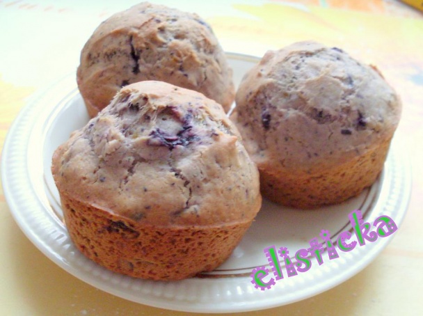 Čučoriedkové muffinky celiatické - obrázok 2