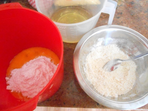 Tvarohovo-orechový koláčik - bezlepkový (fotopostup) - obrázok 1