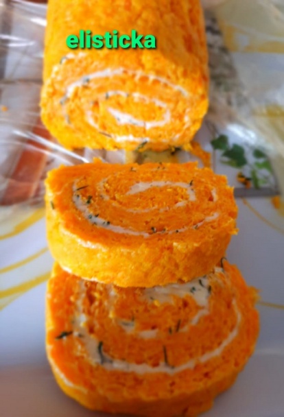 Mrkvovo-syrová roláda (fotorecept) - obrázok 14