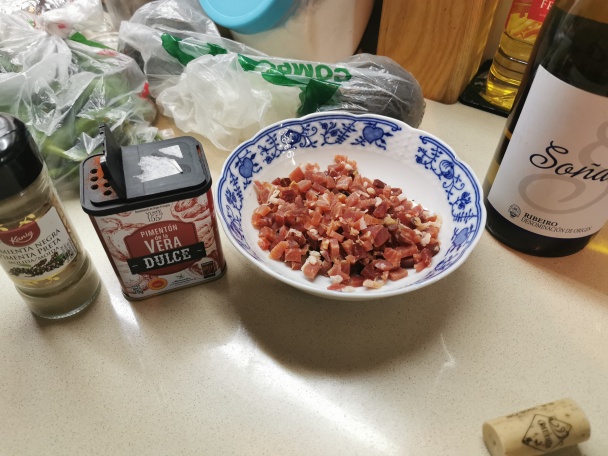 Fazuľové struky s jamón serrano (fotorecept) - obrázok 2