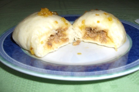 Parené buchty plnené mäsom (fotorecept) - obrázok 6