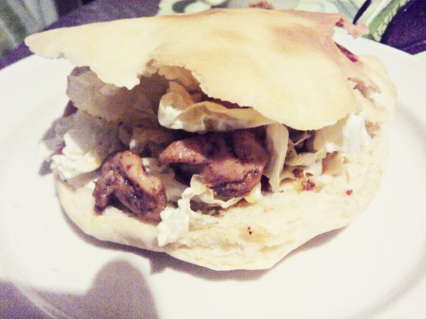 Domáci kebab v pita chlebe (fotorecept) - obrázok 5