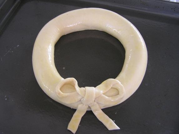 Vianočný venček s mandľovou plnkou (fotorecept) - obrázok 5