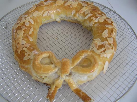 Vianočný venček s mandľovou plnkou (fotorecept) - obrázok 6