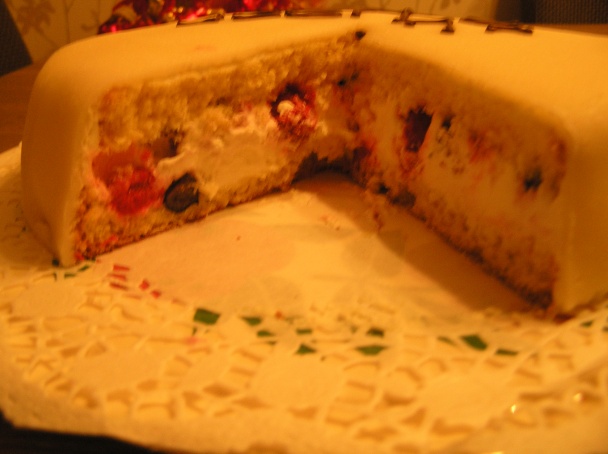 Šľahačkovo-ovocná torta s marcipánom (fotorecept) - obrázok 12
